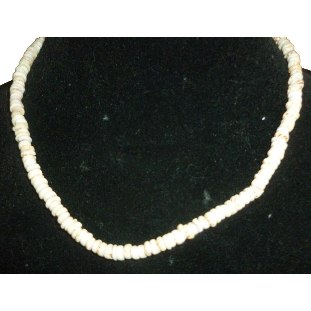 Cowrie Shell Choker Necklace Hawaiian Beach‎ 16 Inch